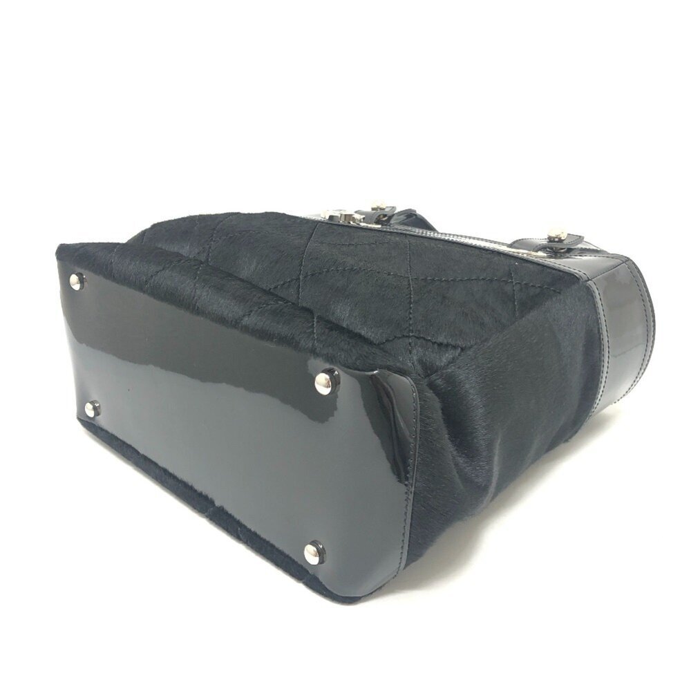 CHANEL Black Leather Logo Tote Bag - Picture 6 of 12